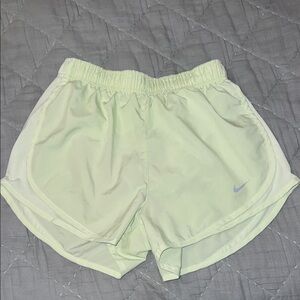 Nike Women's Pastel Green Athletic Shorts